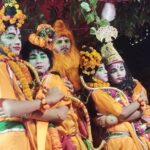 चारों भाइयों का मिलन देख दर्शक हुए भाव विभोर ! श्री राघवेन्द्र रामलीला नाट्य समिति कि ओर से भरत मिलाप का हुआ आयोजन !