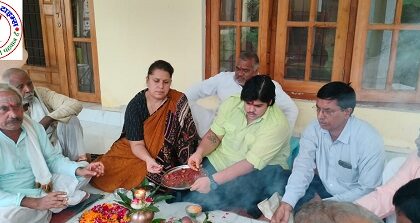 स्व. हर्ष वर्धन जी की 9 वी पुण्य तिथि मनाई गई !