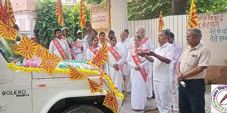 ब्रह्मा बाबा के रथ का गांव गांव में भ्रमण !