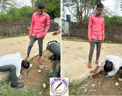 अनपरा नगर पंचायत मे रोड निर्माण मे लाखो का गोलमाल !