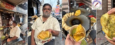 पिता जी की विरासत को संभालते हुए ये है अलीगढ़ शहर के भोला भैया जी जो खिलाते है मूँग दाल का चीला !