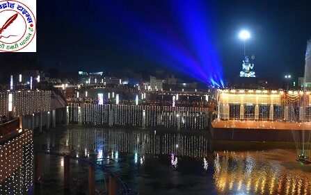 दीपक की रोशनी से नहा उठा आसमान, देव दीपावली पर अचल सरोवर पर जलाए 1.21 लाख दीपक !