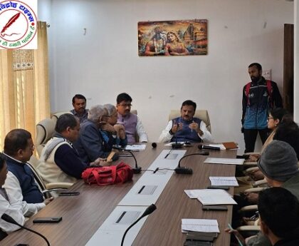 बसामन मामा गौ अभ्यारण्य में उप मुख्यमंत्री का दौरा, निर्माण कार्य समय पर पूरा करने के निर्देश !