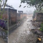 फरेंदा ब्लॉक के ग्राम झुनुवा में रोड पर जलभराव ! ग्रामीणों की बढ़ी मुश्किलें !