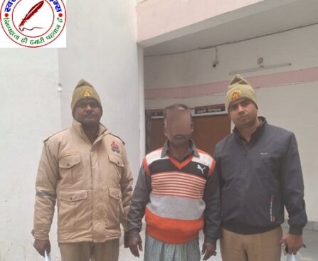 भैंस पड़वा काटने के आरोपी को पकड़ कर पुलिस ने भेजा जेल !