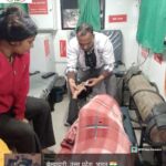 108 एम्बुलेंस सेवा और स्टाफ की त्वरित व कार्यशैली की सराहना !