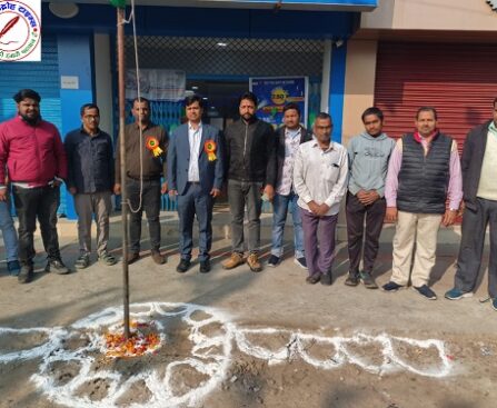 फरेंदा में बैंक ऑफ़ इंडिया बैंक पर गरिमामय ढंग से मनाया गया गणतंत्र दिवस !