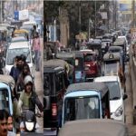 जाम ही जाम ! सड़क निर्माण बना रामघाट रोड पर जाम की वजह !